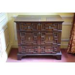 A WILLIAM AND MARY STYLE OAK CHEST OF DRAWERS