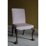 A GEORGE II STYLE MAHOGANY CHAIR