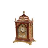 A GEORGE II BRACKET CLOCK