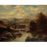 FRANK HAWTHORNE (19th/20th century) River landscape