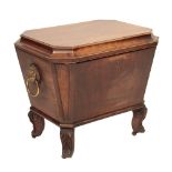 A REGENCY MAHOGANY CELLARET,