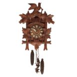 A CONTINENTAL CUCKOO CLOCK