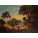 MANNER OF THOMAS GAINSBOROUGH (1727-1788) Children playing in a river