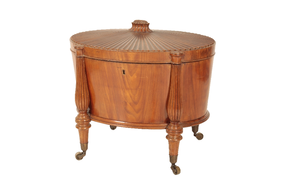 A FINE REGENCY MAHOGANY CELLARET ATTRIBUTED TO GILLOWS OF LANCASTER,