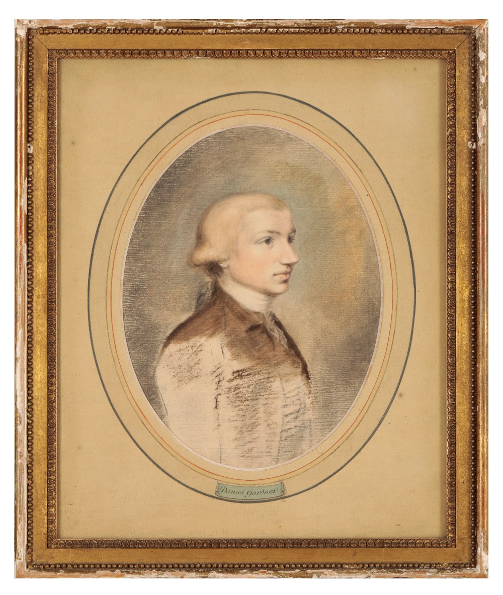 ATTRIBUTED TO DANIEL GARDNER (c. 1750-1805) A portrait of a young man - Image 2 of 3