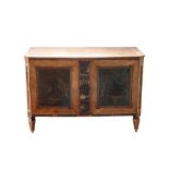 A DUTCH SATINWOOD COMMODE
