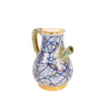 AN ITALIAN MAJOLICA EWER