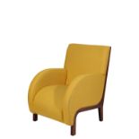 AN ART DECO STYLE ARMCHAIR