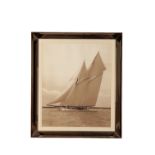 BEKEN OF COWES: A PAIR OF FRAMED PHOTOGRAPHIC PRINTS OF YACHTS