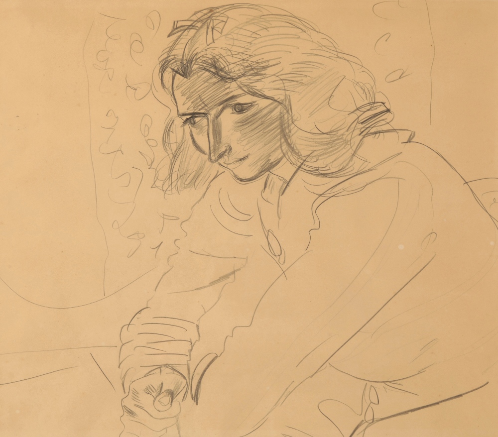 *CERI RICHARDS (1903-1971) A portrait of a woman