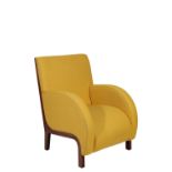 AN ART DECO STYLE ARMCHAIR