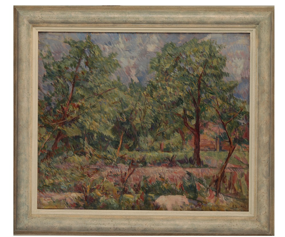 *ELLIOTT SEABROOKE (1886-1950) Landscape With Trees - Image 2 of 2