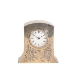 LIBERTY & CO SILVER DESK CLOCK