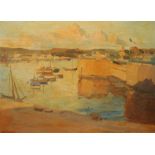*GEORGE HERBERT BUCKINGHAM HOLLAND (1901-1987) 'Concarneau Harbour, Brittany'