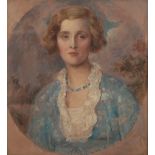 MANNER OF SIR WILLIAM ORPEN (1878-1931) A HEAD AND SHOULDERS PORTRAIT OF A LADY