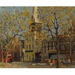 *CHARLES JAMES MCCALL (1907-1989) 'Orange Square (Pimlico Road)'
