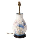 * MOORCROFT: AN ORCHID" TABLE LAMP BASE"