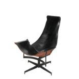 * MANNER OF WILLIAM KATAVOLOS (B: 1924): A MODEL K SWIVEL CHAIR