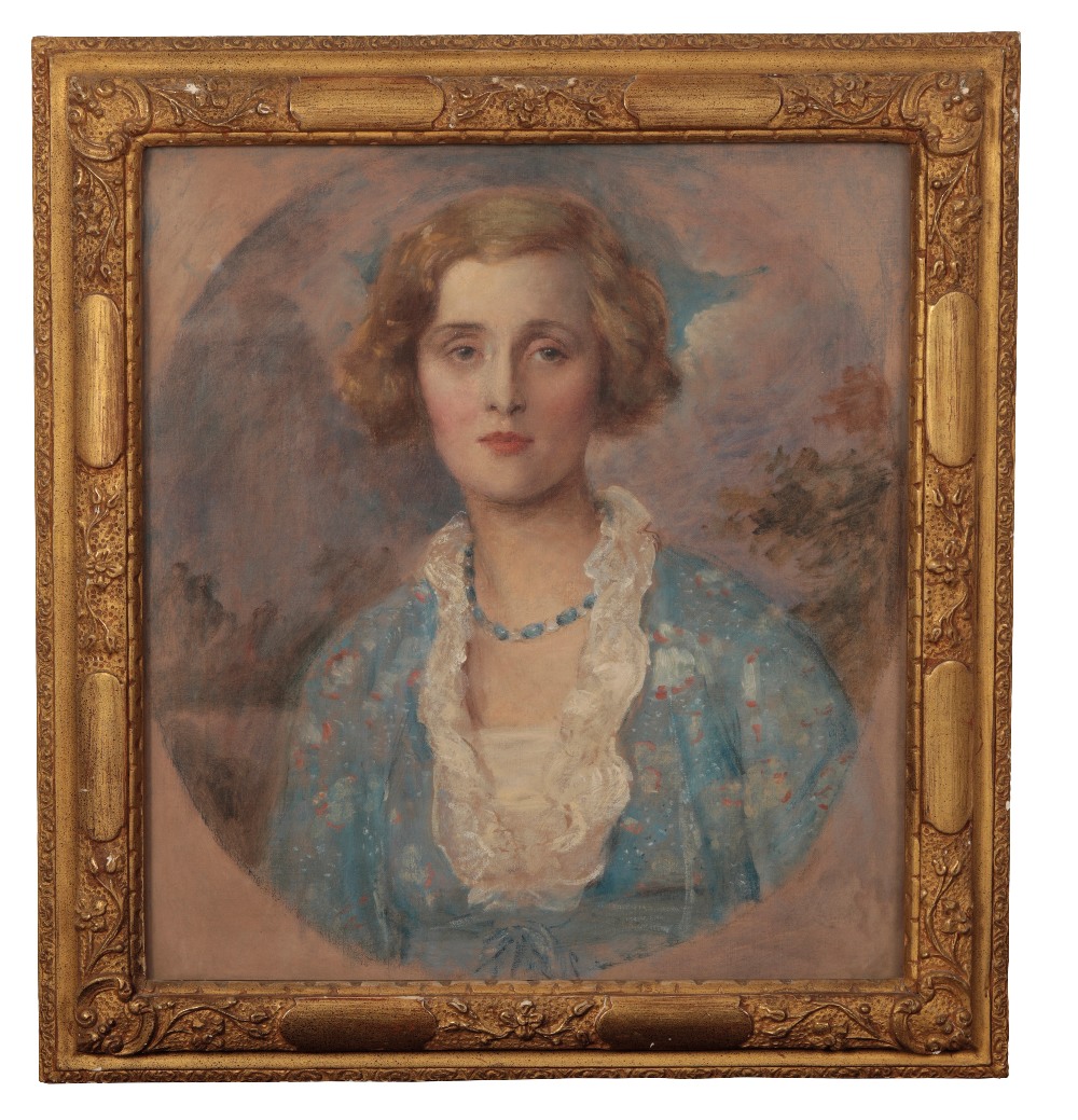 MANNER OF SIR WILLIAM ORPEN (1878-1931) A HEAD AND SHOULDERS PORTRAIT OF A LADY - Image 2 of 7