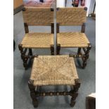 MANNER OF HEALS: A SET OF SIX CHAIRS