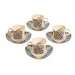 ROSENTHAL: A SET OF FOUR STUDIO-LINE ESPRESSO CUPS AND SAUCERS