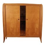 EDITIONS AV: A FRENCH ART DECO SYCAMORE ARMOIRE
