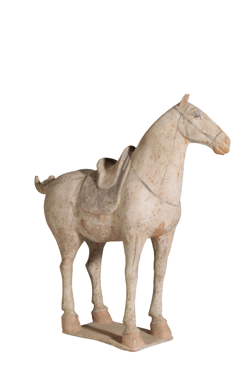 PAINTED POTTERY FIGURE OF A HORSE, TANG DYNASTY - Image 2 of 5
