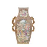 LARGE 'MADARIN PALETTE' BALUSTER VASE, QIANLONG PERIOD