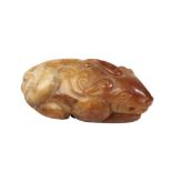 RUSSET JADE PENDANT, MING DYNASTY