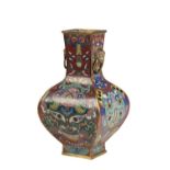 SMALL CLOISONNE VASE, QING DYNASTY, 19TH CENTURY