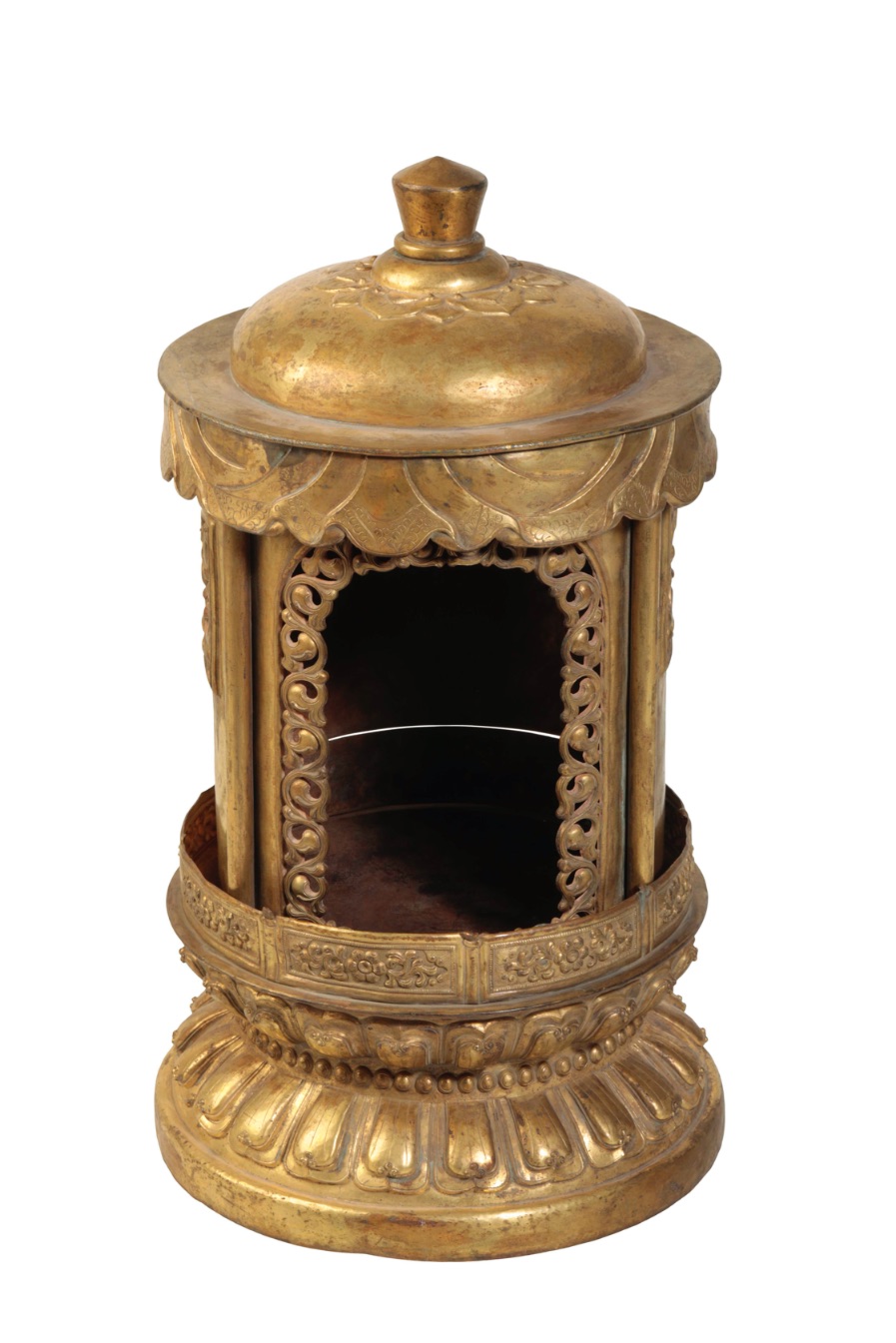 LARGE GILT-COPPER SHRINE