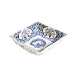 JAPANESE BLUE AND WHITE WANLI-STYLE DISH, 19TH CENTURY