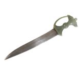 MUGHAL JADE-HILTED DAGGER, 19TH CENTURY