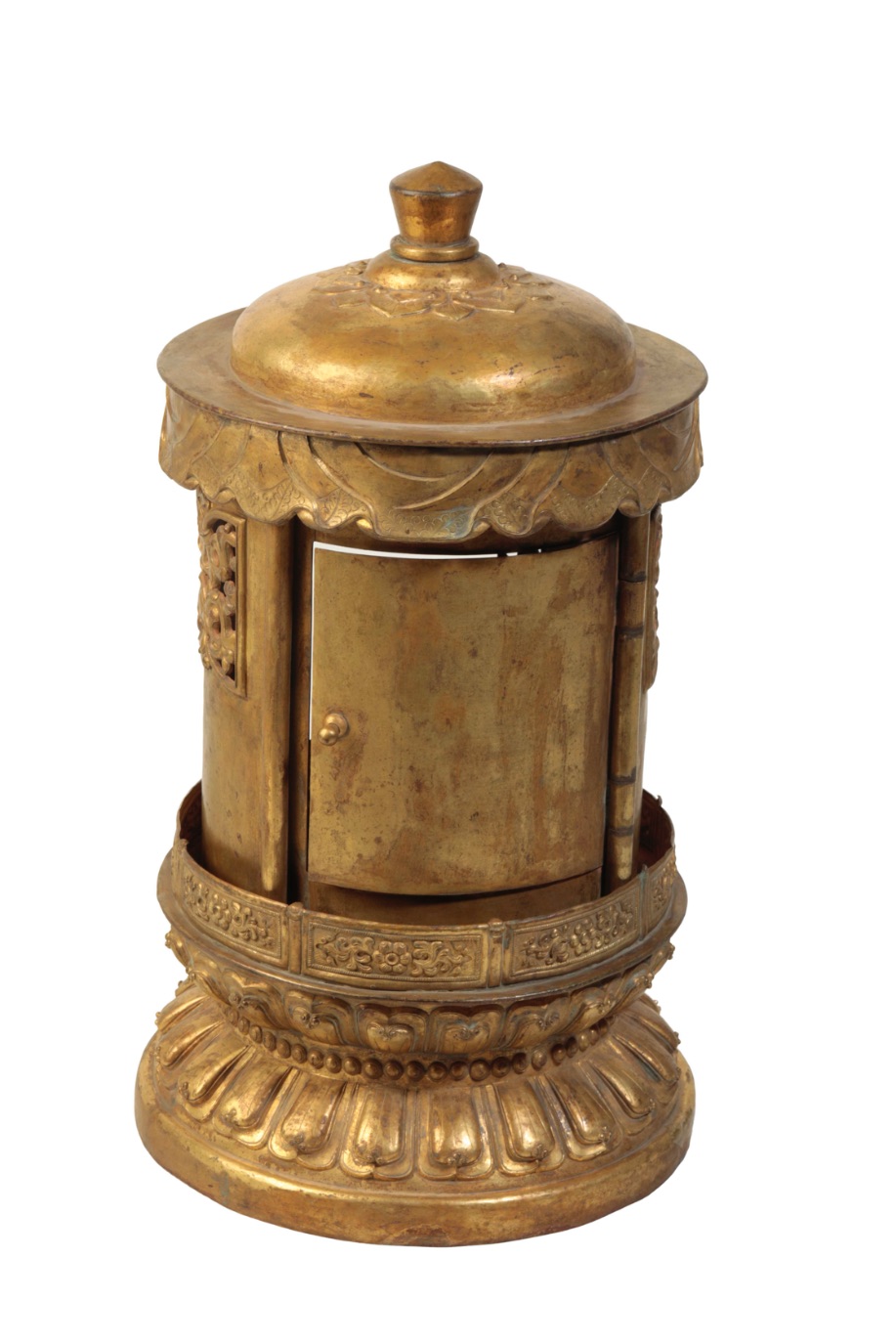 LARGE GILT-COPPER SHRINE - Image 2 of 3