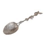 JAPANESE SILVER SPOON, BY THE KONOIKE COMPANY, MEIJI PERIOD