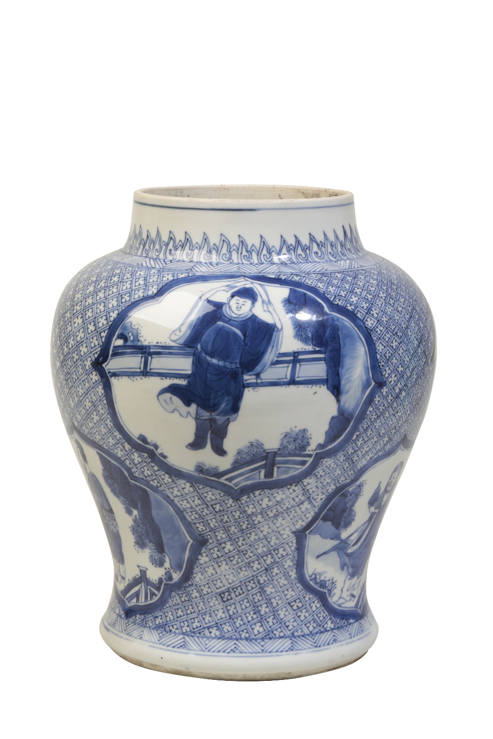 BLUE AND WHITE MEIPING, KANGXI PERIOD - Image 2 of 3