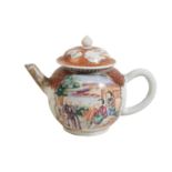 CHINESE FAMILLE ROSE EXPORT TEAPOT, QIANLONG PERIOD