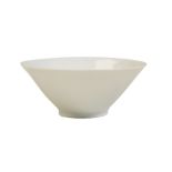 RARE ANHUA-DECORATED WHITE-GLAZE CONICAL BOWL, KANGXI SIX CHARACTER MARK AND OF THE PERIOD