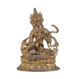 GILT-BRONZE FIGURE OF TARA, 17TH / 18TH CENTURY