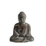 SMALL BRONZE SEATED BUDDHA, 17TH / 18TH CENTURY