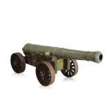 RARE CHINESE BRONZE CANNON, QIANLONG PERIOD, DATED 1789