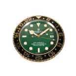 ROLEX STYLE WALL CLOCK OYSTER PERPETUAL DATE