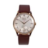 CAUNY PRIMA SUPERLUX 21 GENTLEMAN'S GOLD PLATED WRISTWATCH