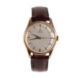 OMEGA 9CT GOLD GENTLEMAN'S WRISTWATCH