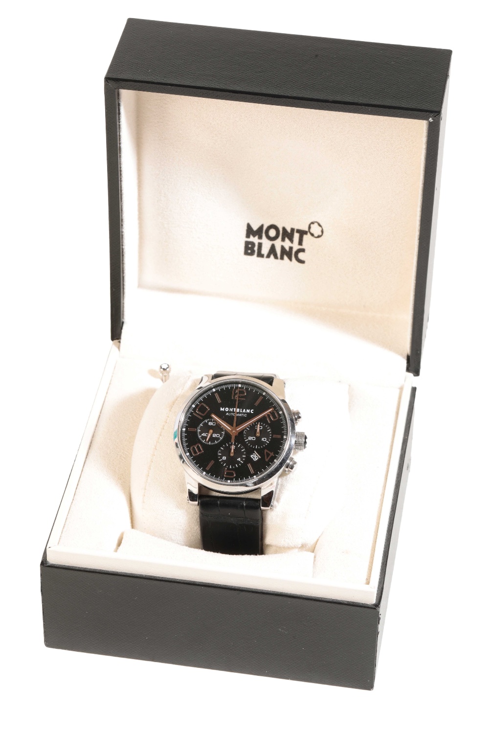 MONTBLANC TIMEWALKER GENTLEMAN'S STAINLESS STEEL WRIST WATCH - Image 2 of 3