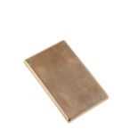 A 9CT YELLOW GOLD CIGARETTE CASE