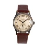 J W BENSON TROPICAL STAINLESS STEEL GENTLEMAN'S WRIST WATCH