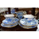 A 1930'S STANDARD CHINA FLORAL PART TEA SET