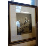 OSWALD BIRLEY; A SIGNED PHOTOGRAPHIC PRINT of 'Henry Wilson' in his army uniform, Circa 1920s