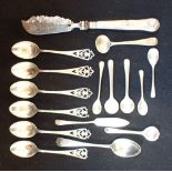 COLLECTION OF SILVER FLATWARE (c.4.2oz)